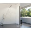 HOPA Walk-in sprchovací kút LAGOS NEW Farba rámu - Čierna, Rozmer A - 150 cm BCLAGO15MBCN