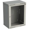 SOLARIX Rozvaděč nástěnný SENSA 15U 400mm, dveře sklo,RAL 7035, SENSA-15U-64-11-G