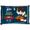 FELIX Tasty Shreds Country Flavours in Sauce 4x80g vlhké krmivo pre mačky