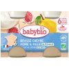 3+1 zadarmo - Babybio Brassé z kozieho mlieka hruška figa 2 x 130 g