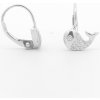 Šperk Holíč | Strieborné kamienkové náušnice ,,rybička