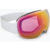 Lyžiarske okuliare Red Bull Spect Bent matt white/red with pink purple mirror