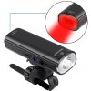 LED bicyklové svietidlo Gaciron V20C-600, USB nabíjateľný, 2v1