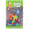 Farebné korálky na bicykel