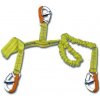 Záchranné lano NIROSTA elastické - 3 karabíny 563006
