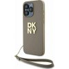DKNY DKNY poutko na zápěstí Stock Logo - iPhone 15 Pro Max Case (béžové)
