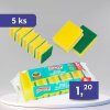 Cornex kuchynské hubky žlté, balenie 5 ks