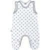 Dojčenské dupačky New Baby Classic II sivé s hviezdičkami - Sivá - 68 (4–6m)
