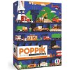 Poppik Dopravné Prostriedky - Puzzle S Plagátom
