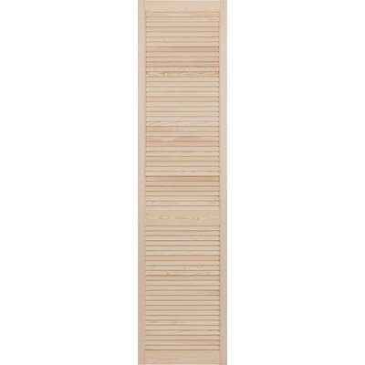 Lamelové dvere 201,3 x 59,4 cm, borovica
