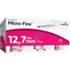 BD Micro FINE INZULÍNOVA STRIEKAČKA U-100 s integrovanou ihlou 29G objem 1 ml 10 x 10 ks