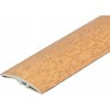 Prechodová lišta s kolíkom a lepidlom, dĺžka 90 cm, dilatačná lišta z PVC, 4 cm, DUB UŠĽACHTILÝ