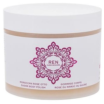 REN Clean Skincare Moroccan Rose Otto Sugar Body Polish telový peeling 330 ml