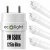 4x LED žiarivka T8 60cm 9W 1215lm studená biela 6500k