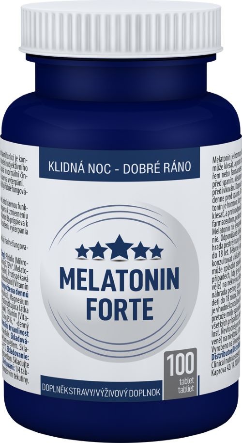 Melatonin Forte 5mg + Hořčík 100 tabliet od 12,51 € - Heureka.sk