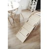 BabyWood Drevená hojdačka + šmykľavka/rebrík M natur