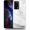 Picasee silikónový čierny obal pre Xiaomi Poco F5 Pro 5G - White marble