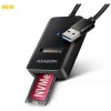 AXAGON ADM2-AM USB-A 10Gbps - M.2 NVMe & SATA SSD adaptér, kábel USB-A 10cm Axagon