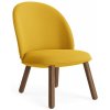 Normann Copenhagen Kreslo Ace Lounge Chair Smoked Oak – horčicové/dymový dub