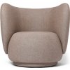 ferm Living Rico Main Line Flax coffee svetlohnedá