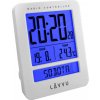 Digitálny budík riadený rádiovým signálom LAVVU Duo White so slovenčinou LAR0020