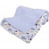 Kaarsgaren Zateplená deka 70x100 cm Modrá slon