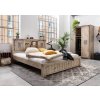 Bighome - IRON Posteľ Mango 160x200 bielená, lakovaná
