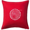 Letokruhy - 50 - Vankúš 50x50 - 50x50 - Iba poťah ( Červená )