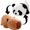 KAPYBARA PLYŠOVÁ HRAČKA 2v1 PLYŠÁK PLYŠOVÁ PANDA PREKVAPENIE 50 cm