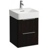 Laufen Základná skrinka pod umývadlo 43,3 cm, tmavohnedý jilm H4021321102631
