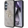 Guess PU 4G Metal Logo Zadný Kryt pre Samsung Galaxy S25+ Pink