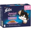 FELIX JUNIOR hovädzina kura sardinky losos v želé 12 x 85 g