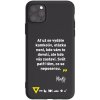 Picasee silikónový čierny obal pre Apple iPhone 11 Pro Max - Kazma - SVĚT PATŘÍ TĚM, CO SE NEPOSEROU