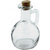 TREND Fľaštička sklenená s korkom 150 ml