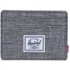 Herschel Charlie Cardholder Raven Crosshatch