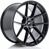 JAPAN RACING JR Wheels JR30 8.5x18 BLANK ET20-45 Black Machined w/Tinted Face 72.6