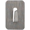 háček samolep.obdél.2,5x3,5cm nerez (4ks)