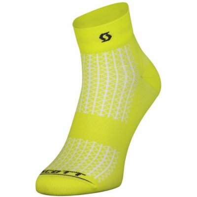 Scott PERFORMANCE QUARTER ponožky sulphur yellow/black