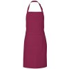 Link Kitchen Wear grilovacia zástera X987 Burgundy Pantone 216 85 x 72 cm
