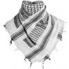 ŠATKA ARAB (SHEMAGH) 110,0 x 110,0 CM - BIELO-ČIERNA