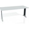 Rokovací stôl Flex, 180x75,5x80 cm, sivý/kov