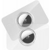 Kryt Dux Ducis Card-Shaped Protective Case Airtag 2 Pcs Priesvitný + Black