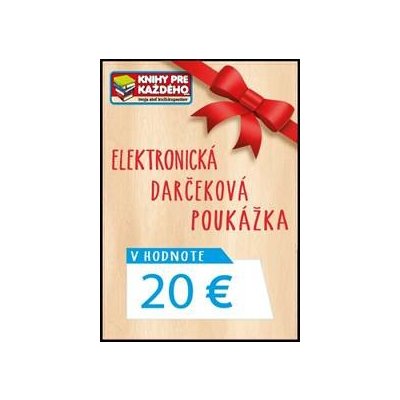 Elektronická darčeková poukážka (na e-mail) v hodnote 20 EUR - autor neuvedený