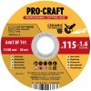 Rezný kotúč Procraft s keramickým zrnom YCD115x1.6 | YCD115x1.6