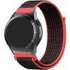 eses Nylónový náhradný remienok pre smart hodinky 20 mm Farba: červená s čiernym