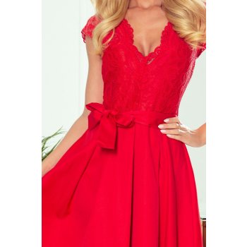 Numoco romantické šaty Anna 242-4 červené od 58,23 € - Heureka.sk