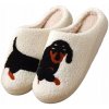 Teplé plyšové papuče Ovečka Jazvečík 36-37