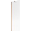 Mexen Next, 1-krídlová vaňová zástena 60 x 150 cm, 6mm sklo Ribs, medená matná, 895-060-000-00-09-65