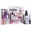 Makeup Revolution London Get The Look Smokey Icon darčekový set paletka očných tieňov Reloaded Eyeshadow Palette 16,5 g + fixačný sprej Glow Fix Illuminating Fixing Spray 30 ml + ceruzka na oči Kohl E