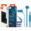 Slúchadlá do uší s mikrofónom JBL T110 Modré